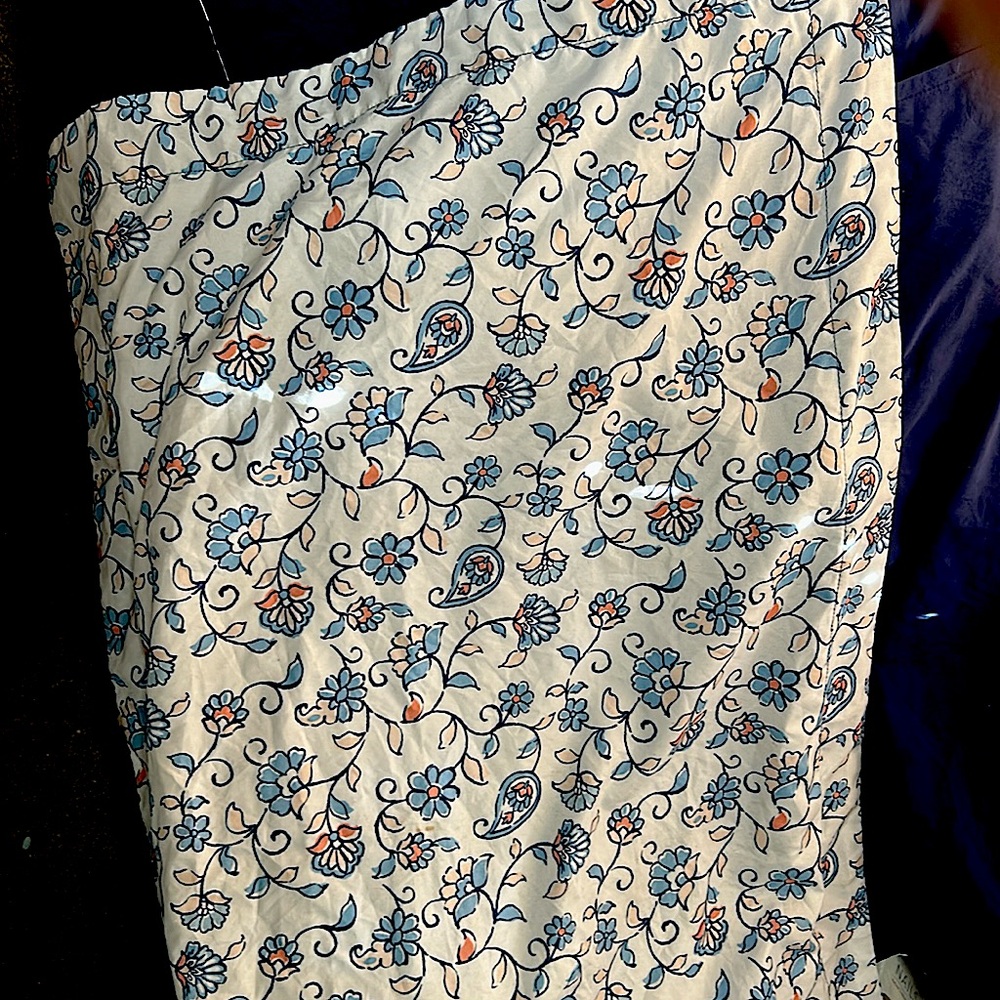 Set Of 2 Floral Print Mainstays Pillow Shams 100% Polyester
